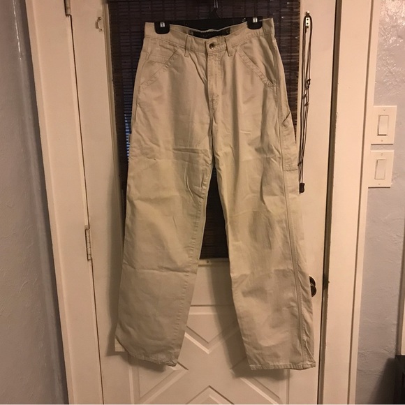 VINTAGE | Levis Silver Tab Workwear Baggy Khakis Pants sz W30/34 - Picture 1 of 8